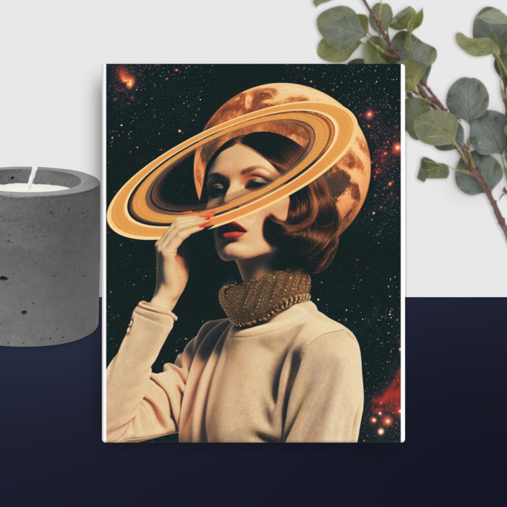Space Woman canvas - Image 2