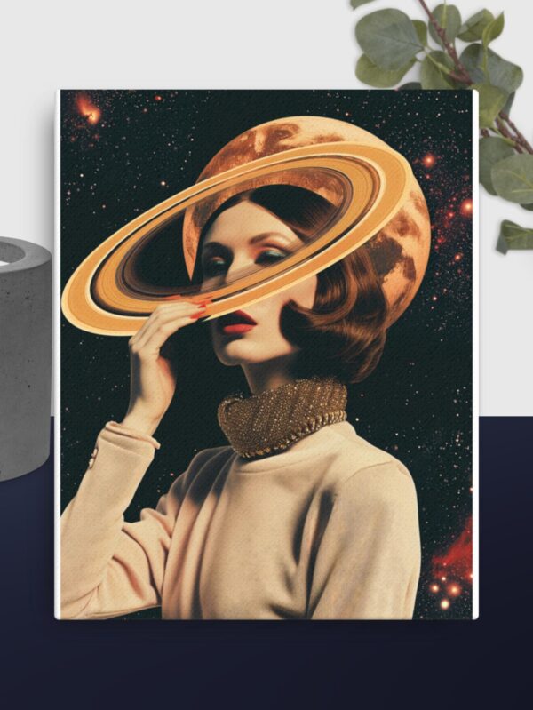 Space Woman canvas - 16×20
