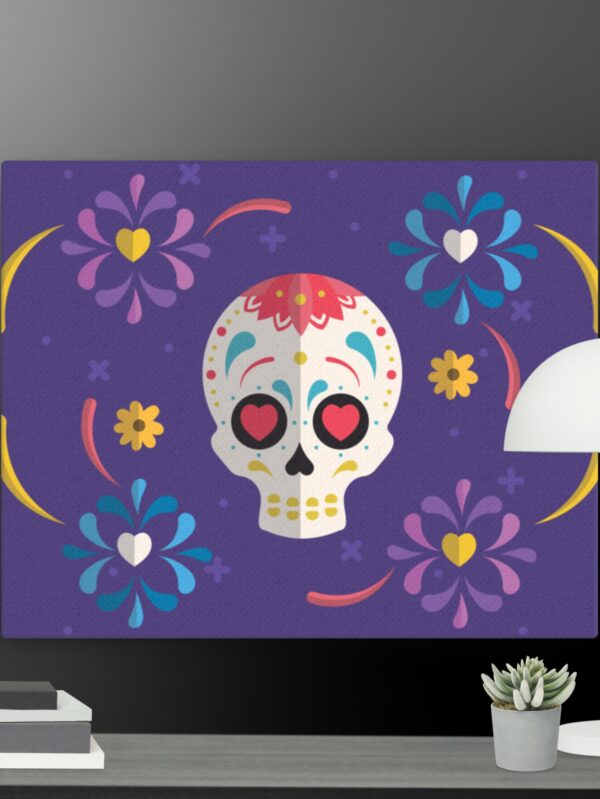 Purple Skull canvas - 16×20