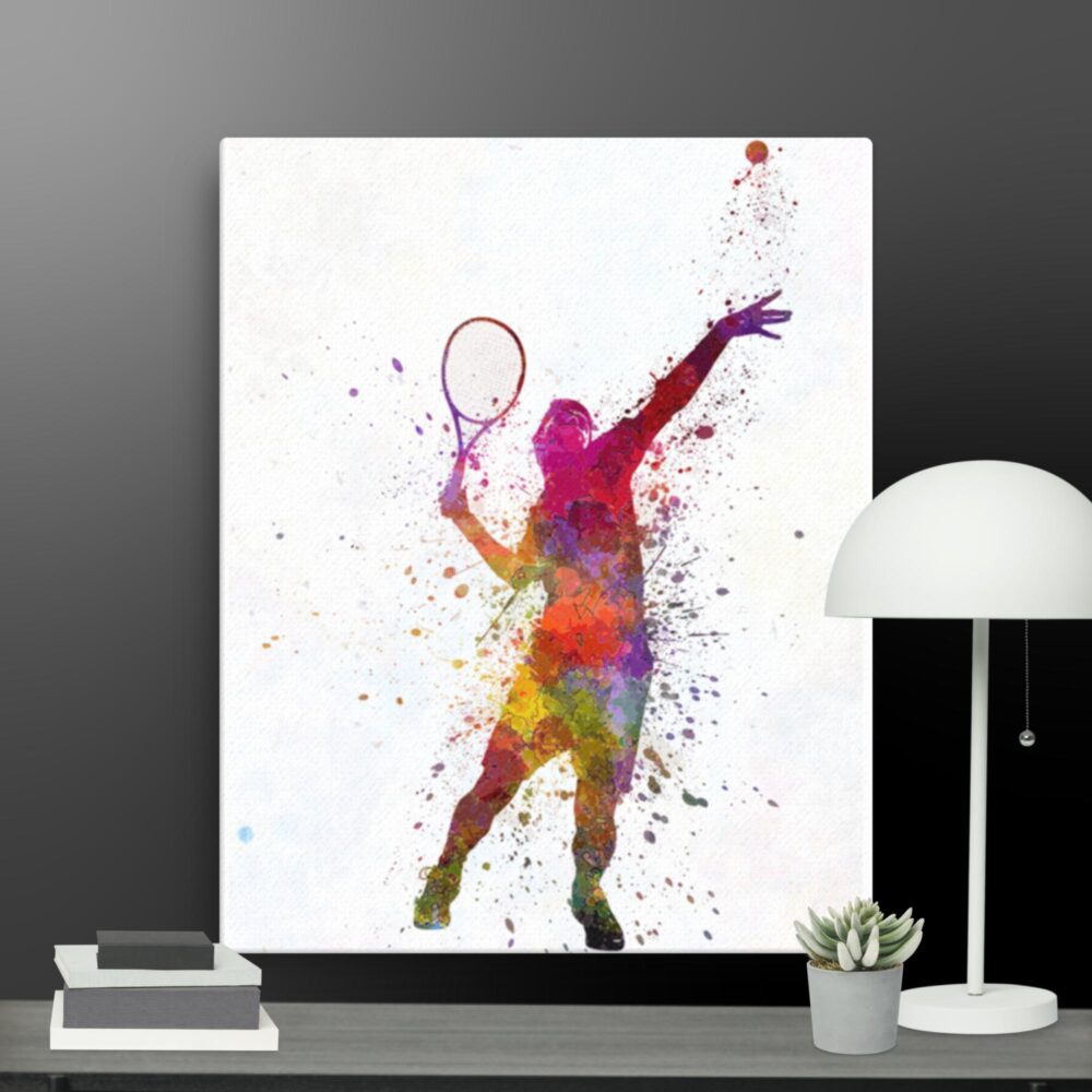 Tennis player canvas - Image 4