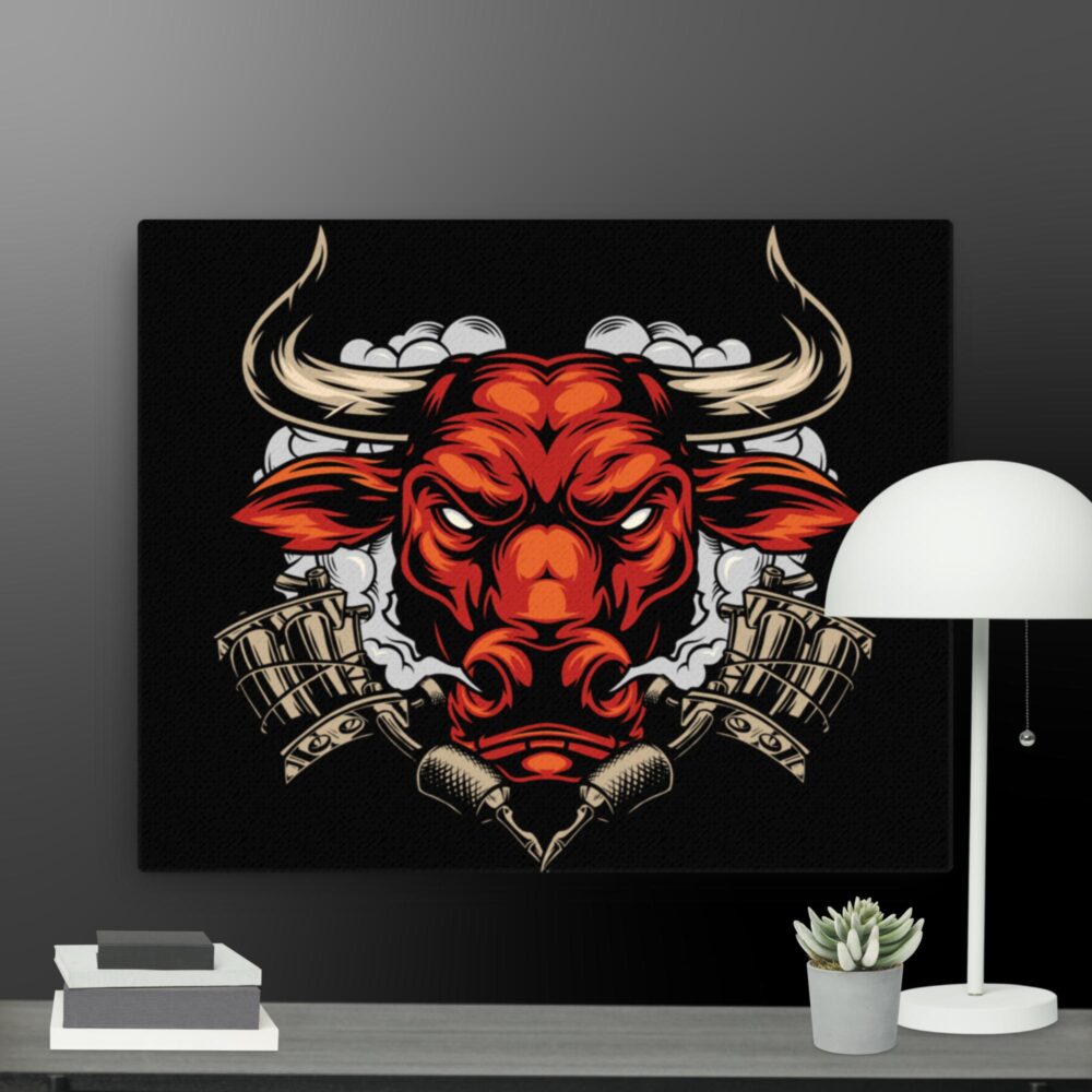 Angry Bull canvas - Image 4