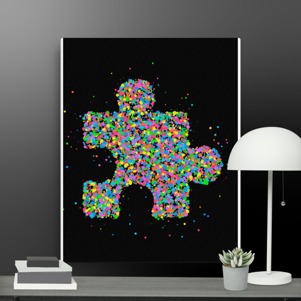 Jigsaw piece canvas - Image 2