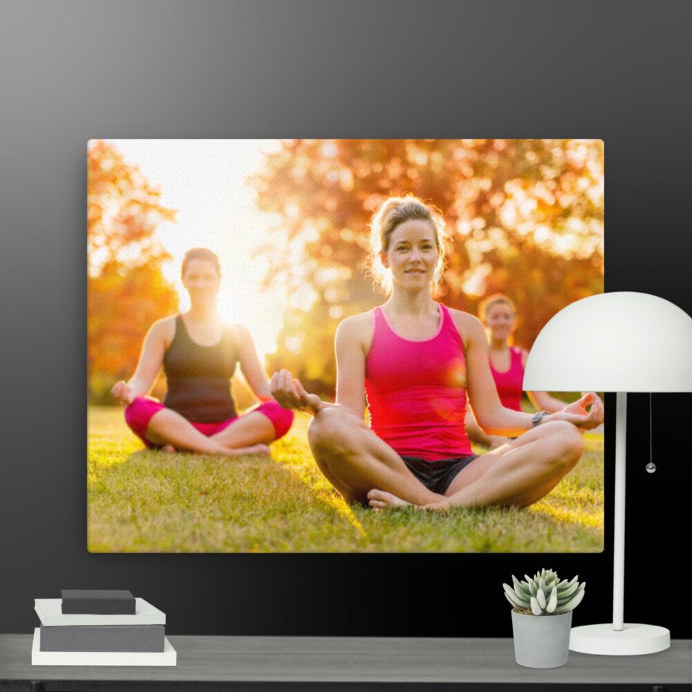 Yoga pose canvas - Image 4
