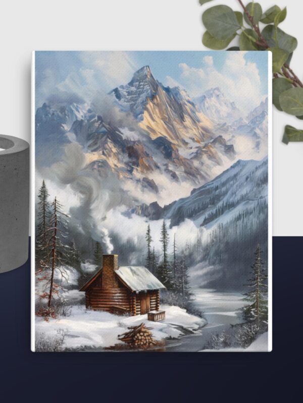Mountain Scene canvas - 16×20