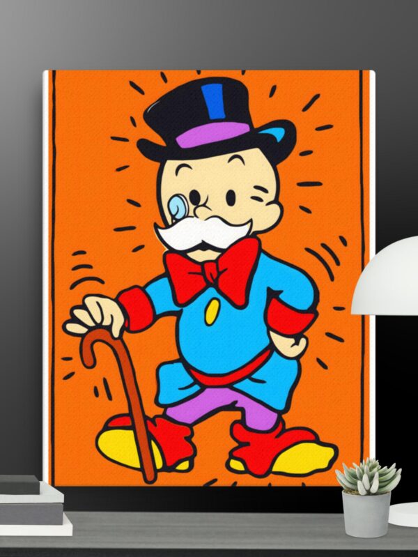 Monopoly man canvas - 16×20