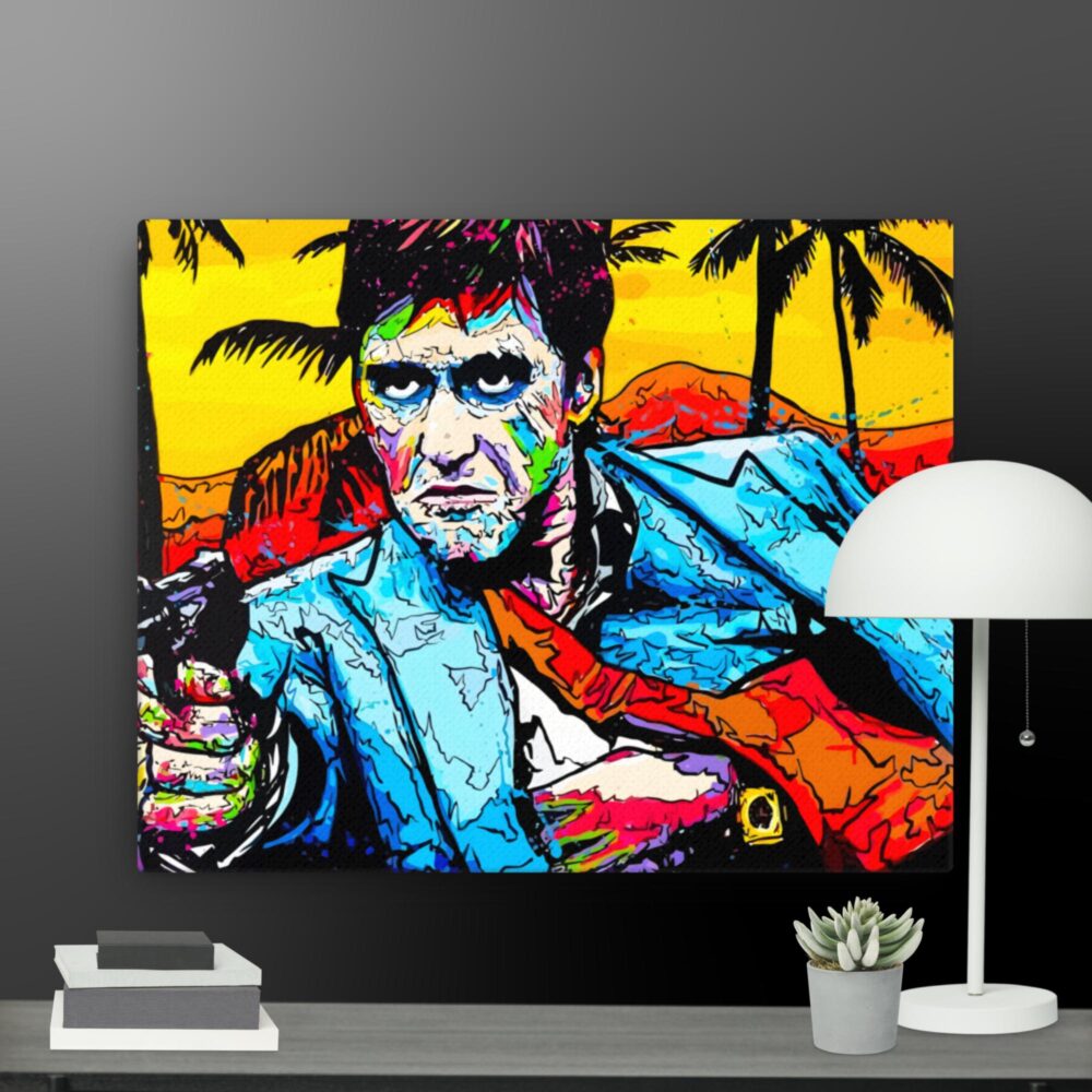 Al Pacino Scarface canvas - Image 4
