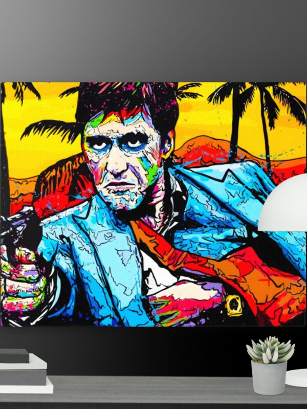 Al Pacino Scarface canvas - 16×20