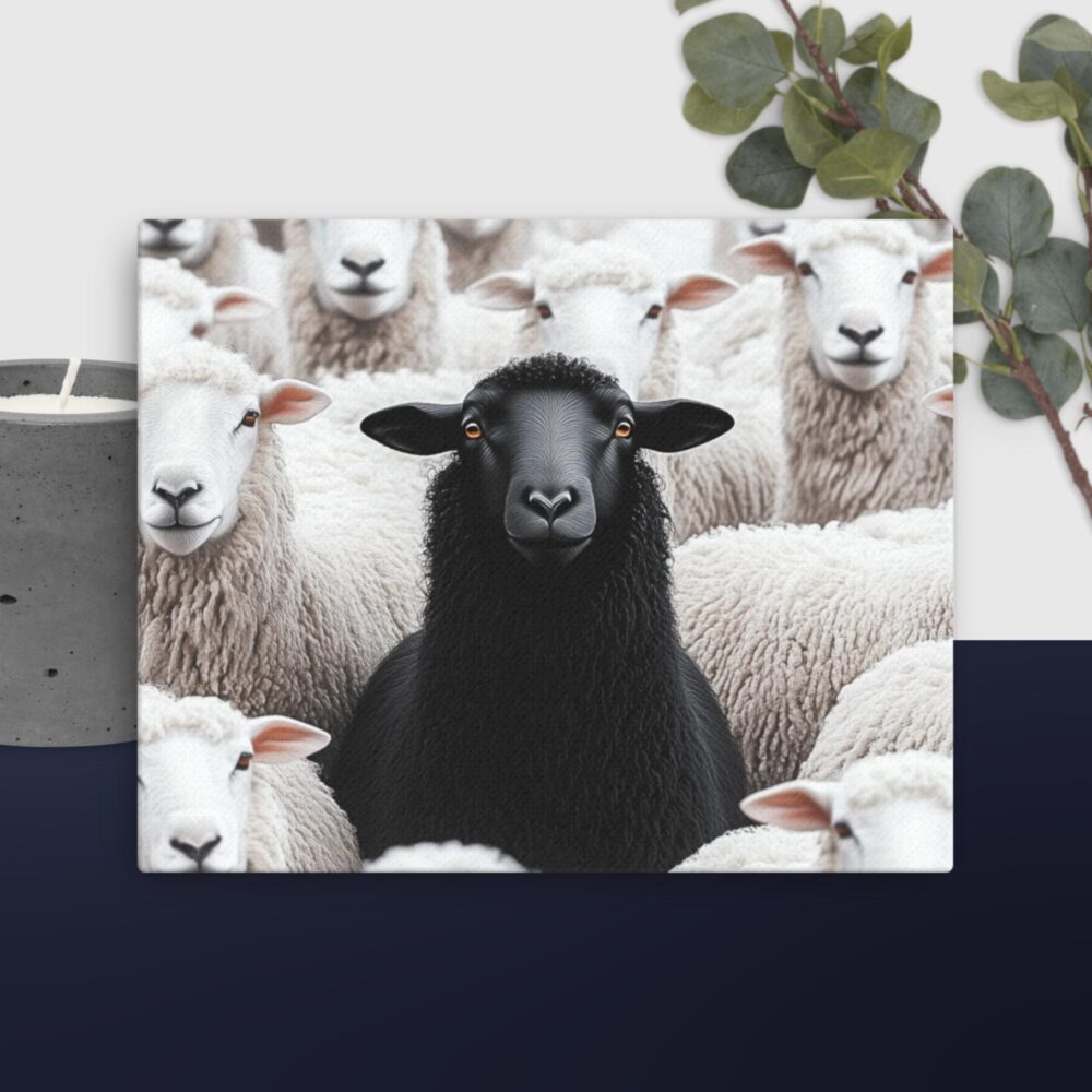 Black sheep canvas - Image 4