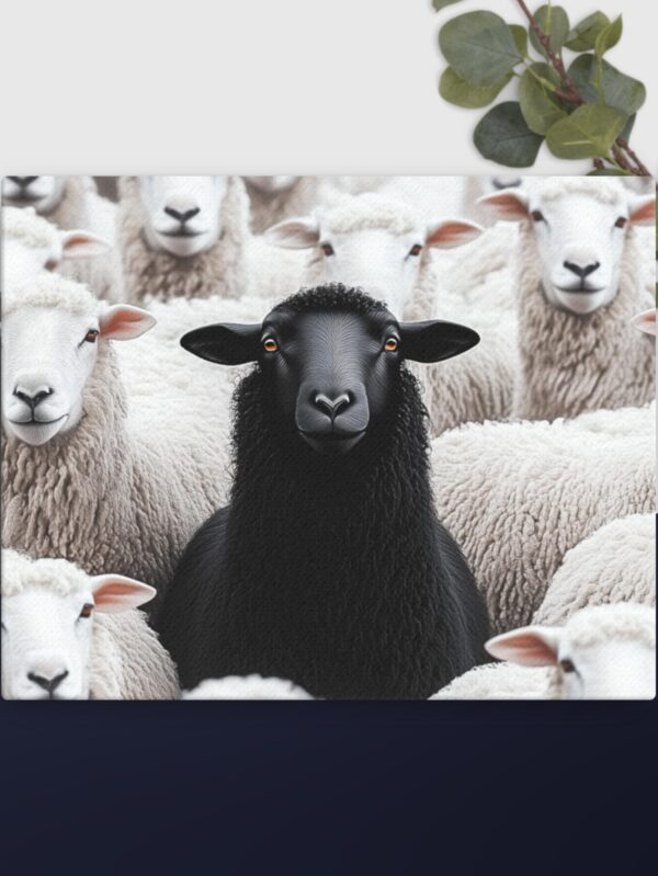 Black sheep canvas - 16×20