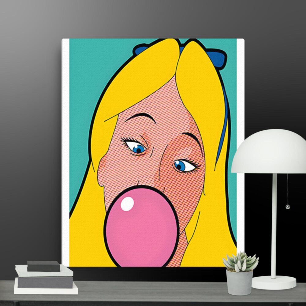 Funny Alice in wonderland canvas - Image 2