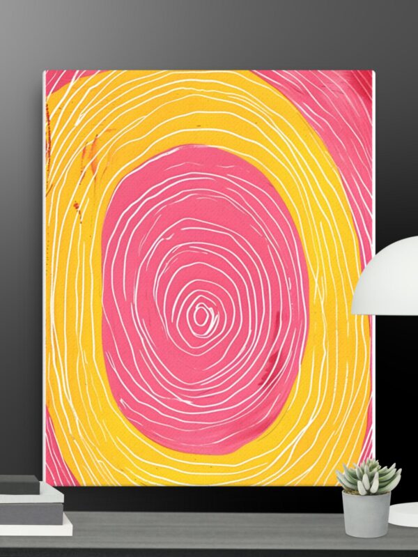 Circle Abstract canvas - 16×20