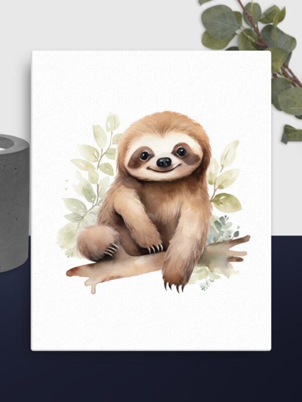 Sloth canvas - 16×20