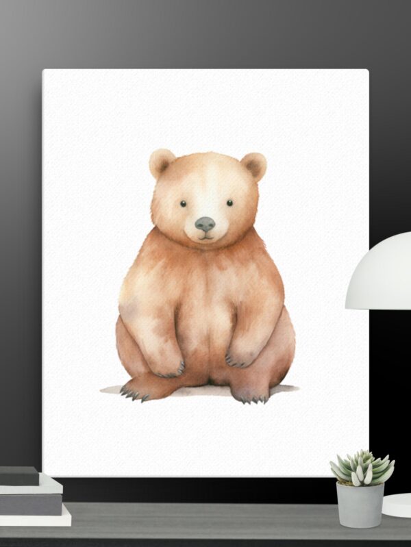 Bear Nursery canvas - 16×20