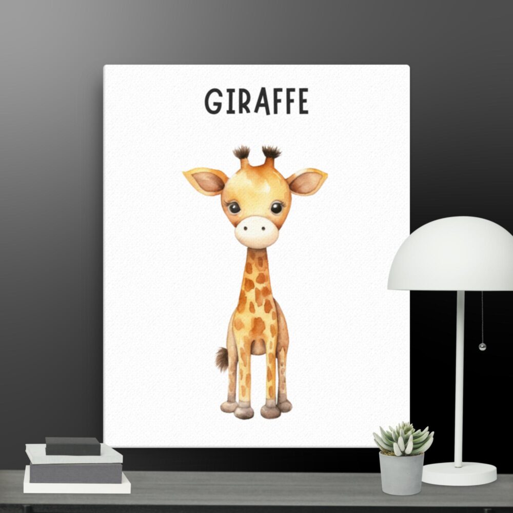Giraffe canvas - Image 4