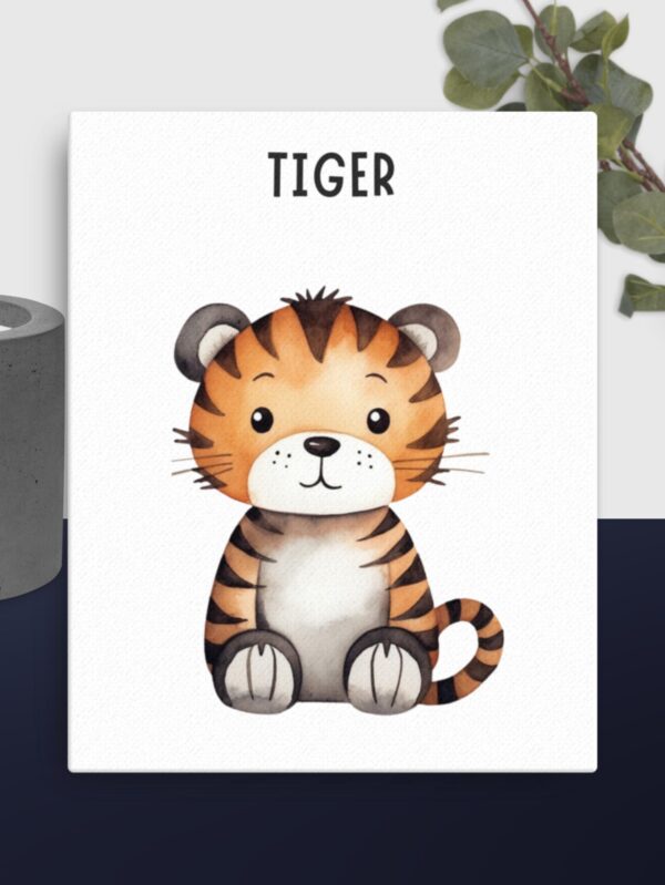 Tiger Nursery canvas - 16×20