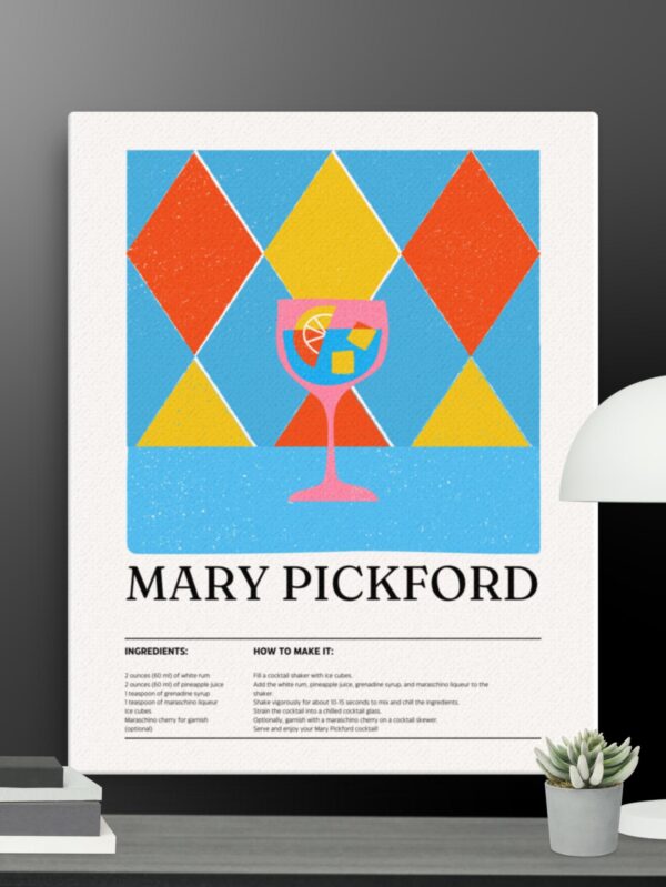Mary Pickford canvas - 16×20