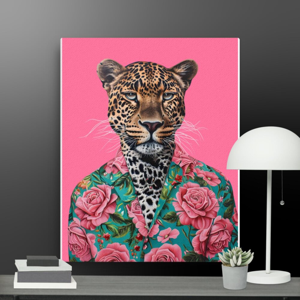 Cool Leopard canvas - Image 2