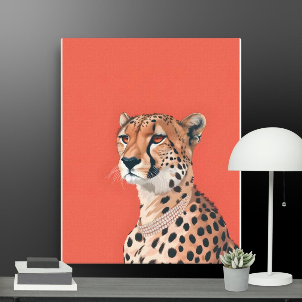 Leopard canvas - Image 2