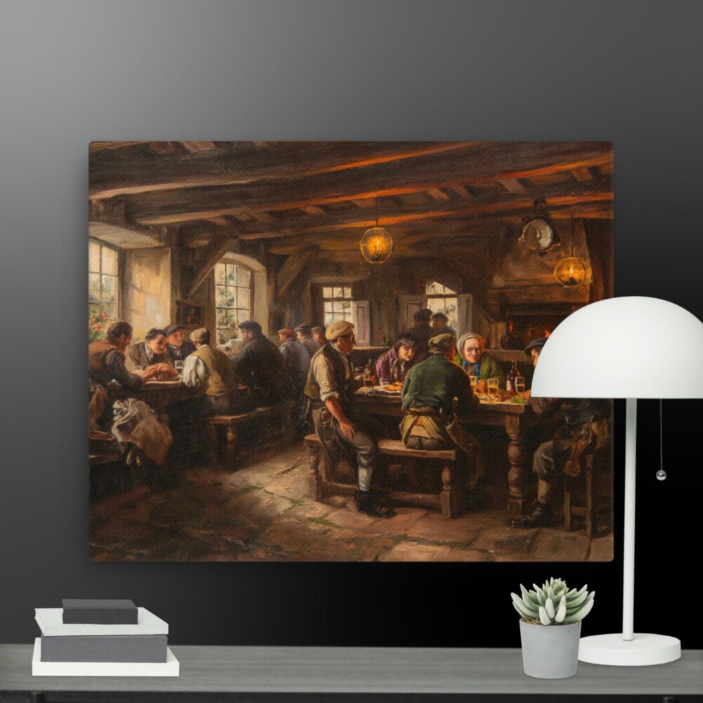 AI Pub Scene canvas - Image 4