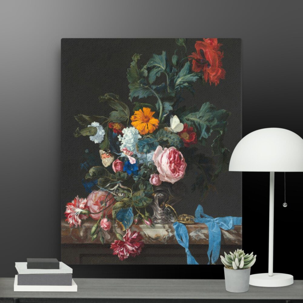 Floral Scene canvas - Image 2