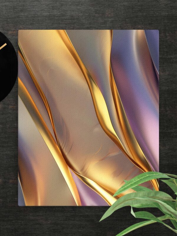 Gold and purple  canvas - 16×20