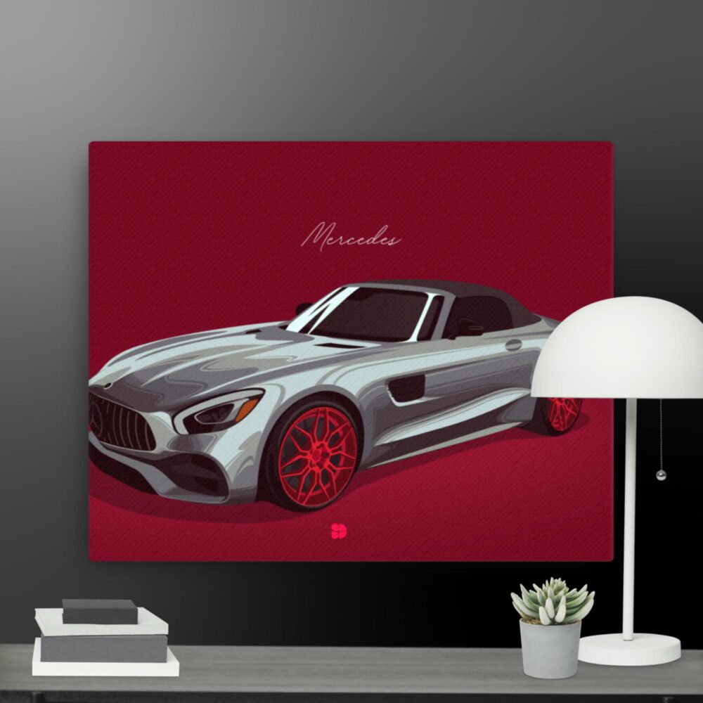 Mercedes 2020 canvas - Image 4