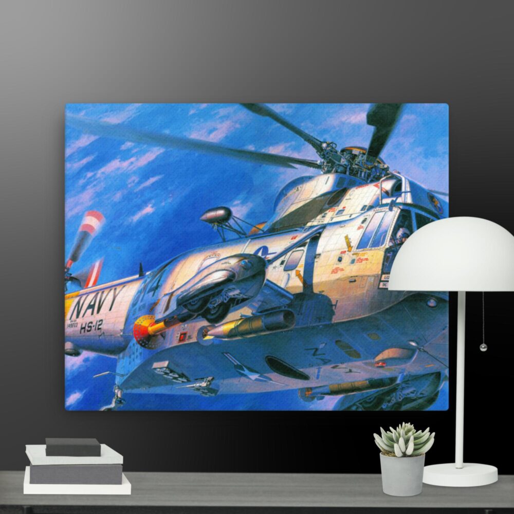 Navy helicopter canvas - Image 4