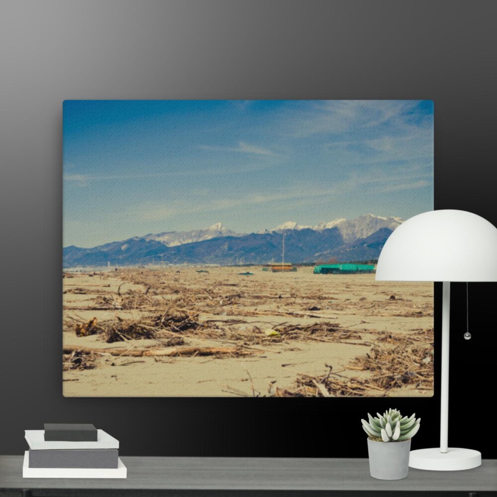 Italy beach scene canvas - Image 4
