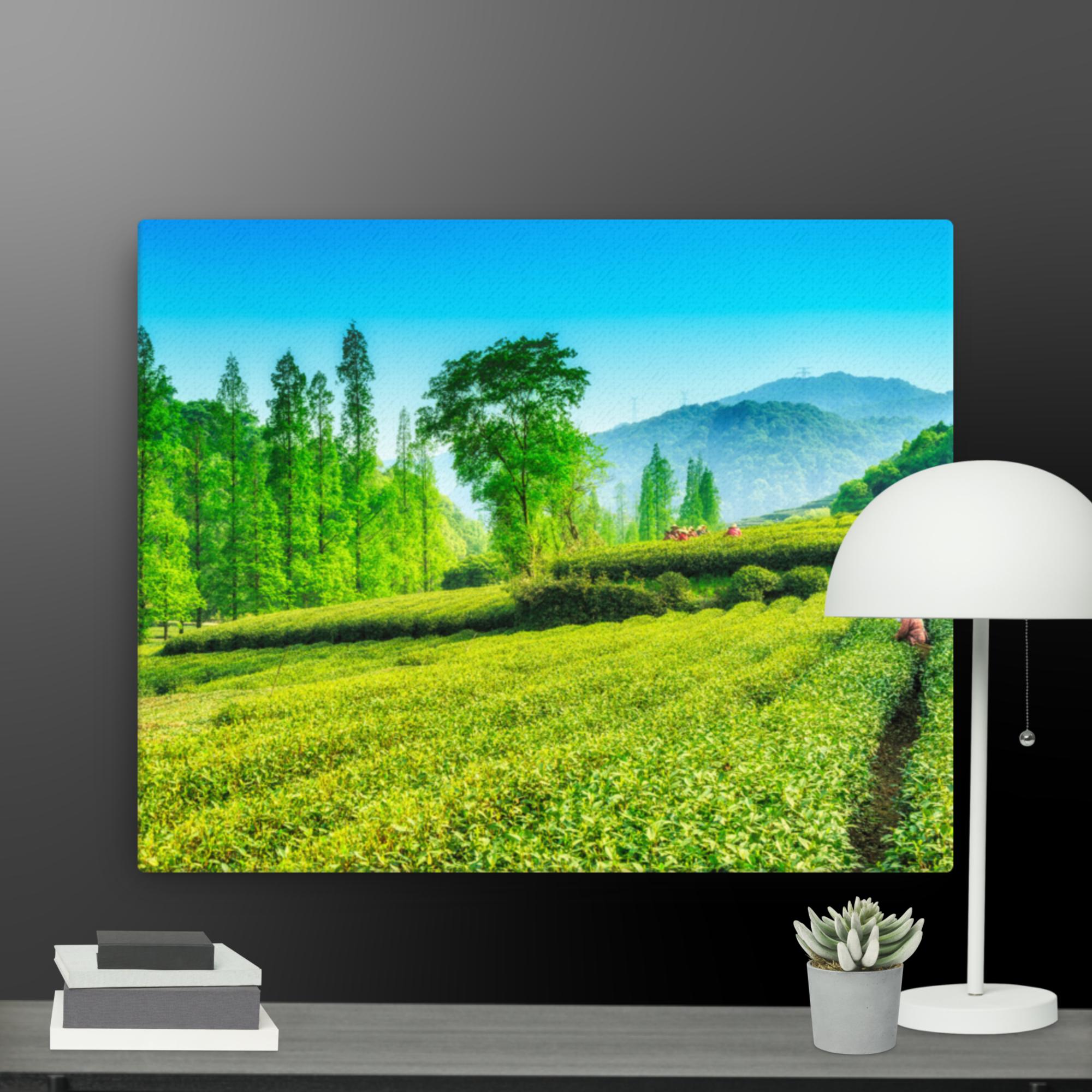 Green scene canvas - Image 4