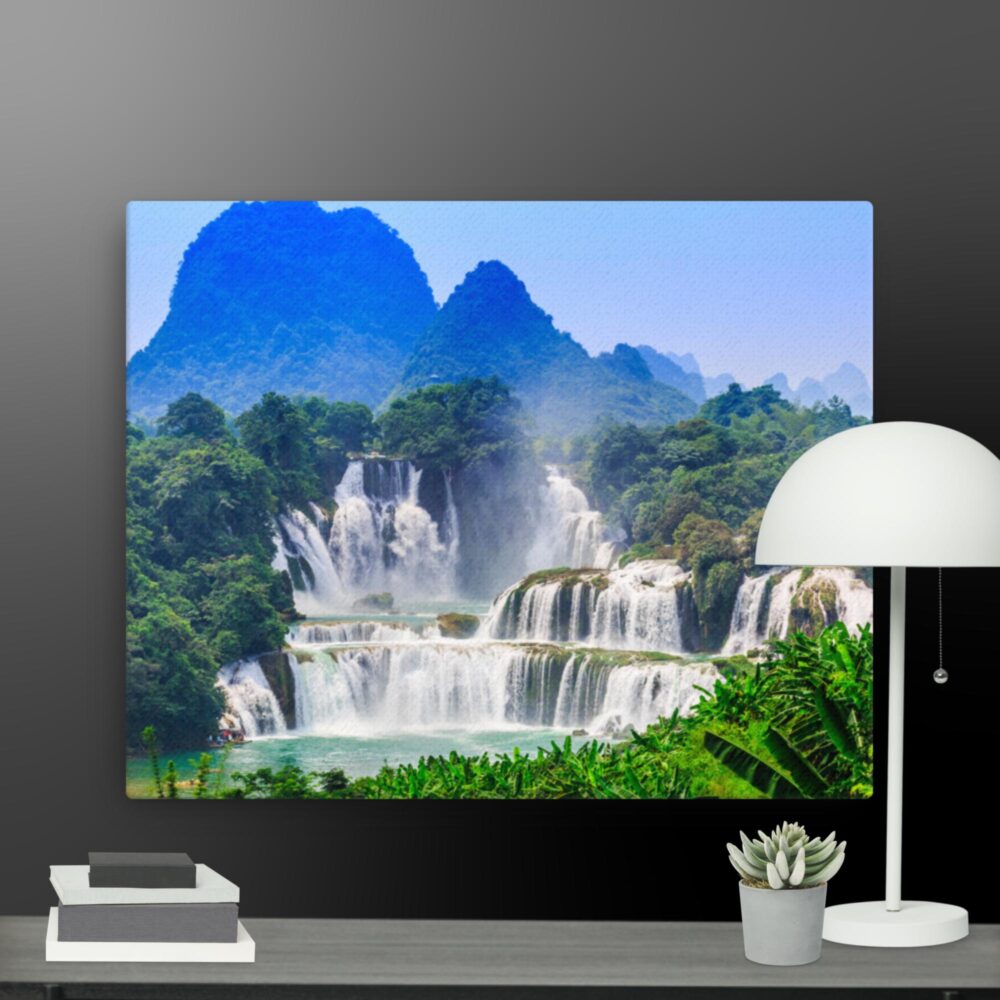Bright waterfall scene - Image 4