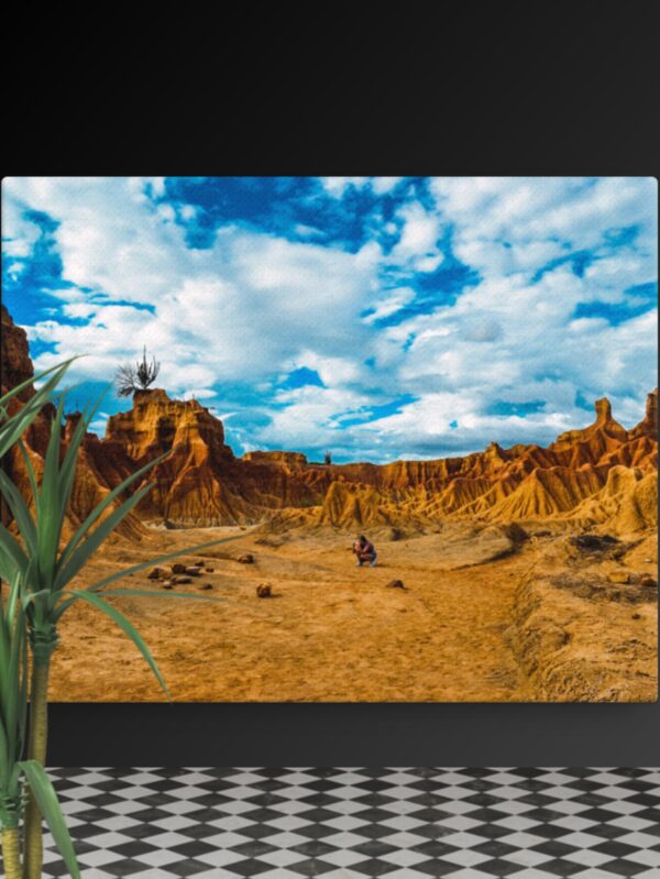 Desert scene canvas - 16×20