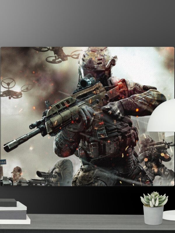 Call of duty action scene canvas - 16×20