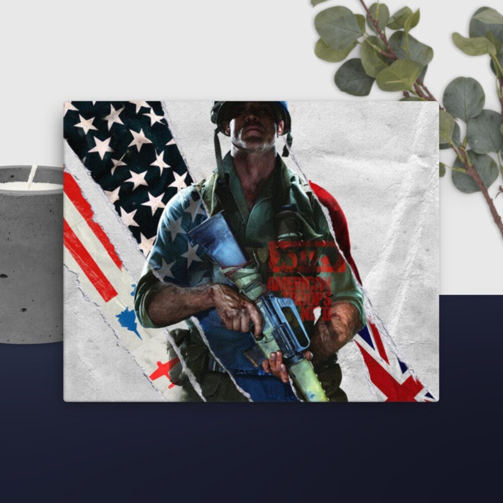 Call of duty flag scene canvas - Image 4