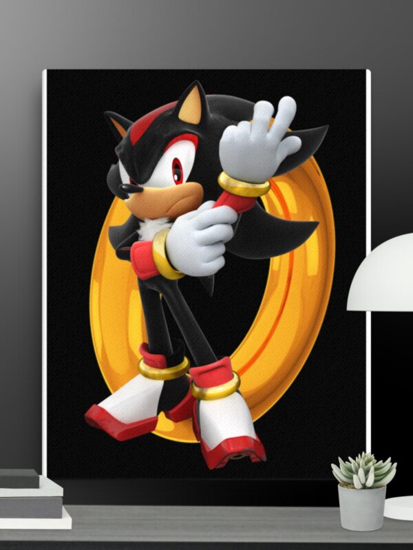 Black sonic canvas - 16×20