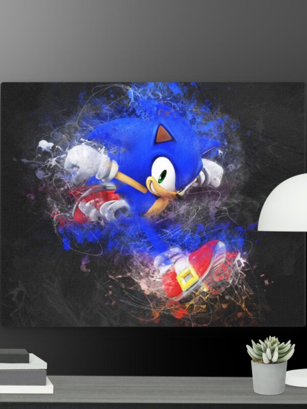 Happy Sonic Thin canvas - 16×20