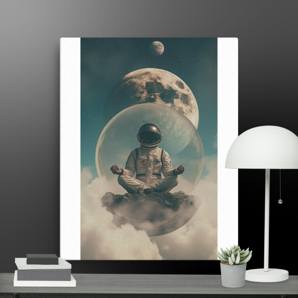 Astronaut relaxing canvas - Image 4