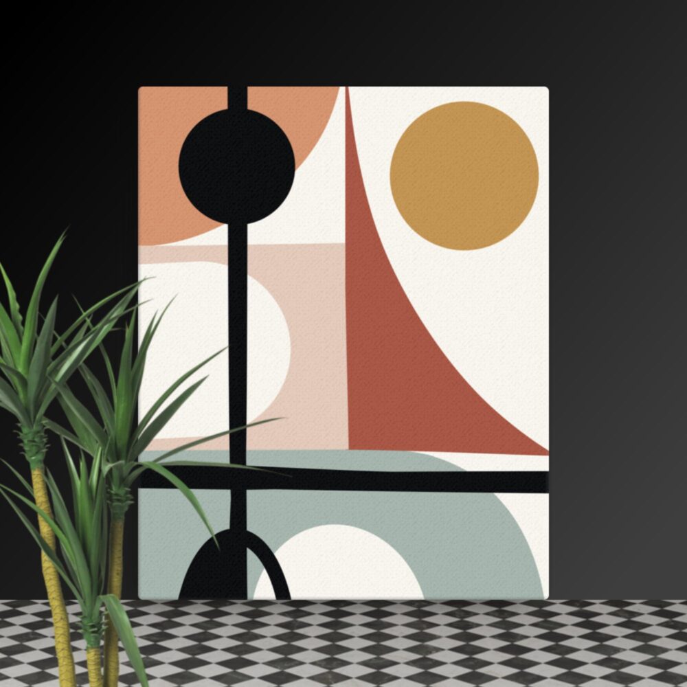 Mixed bohemian shapes canvas - Image 4
