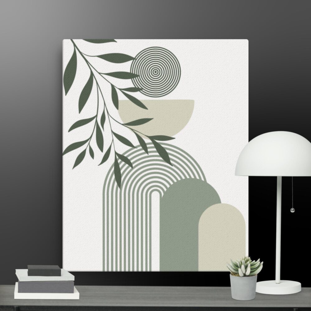 Bohemian green canvas - Image 4