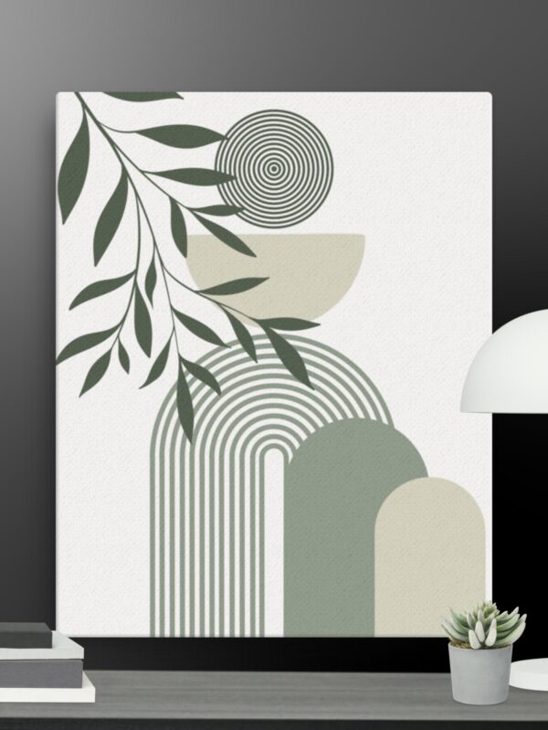 Bohemian green canvas - 16×20