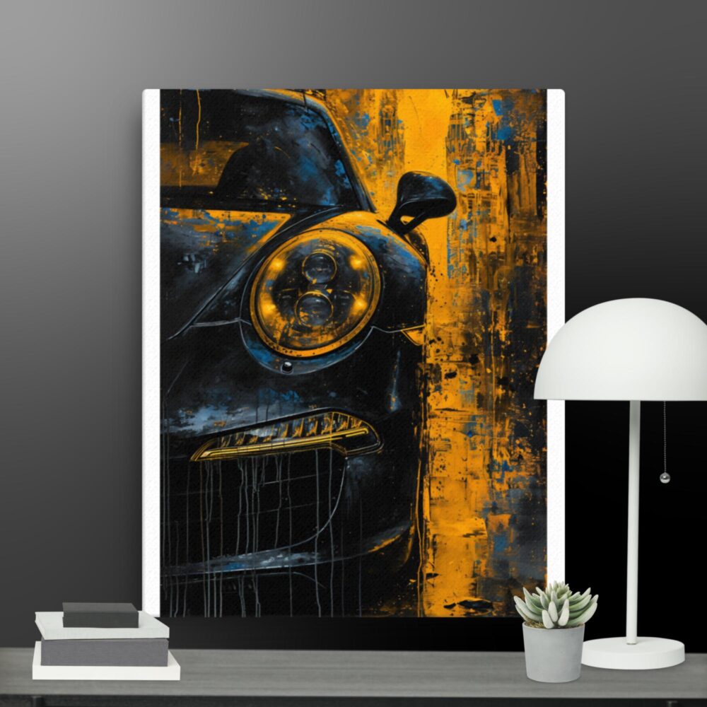 Car close up scene canvas - Image 2