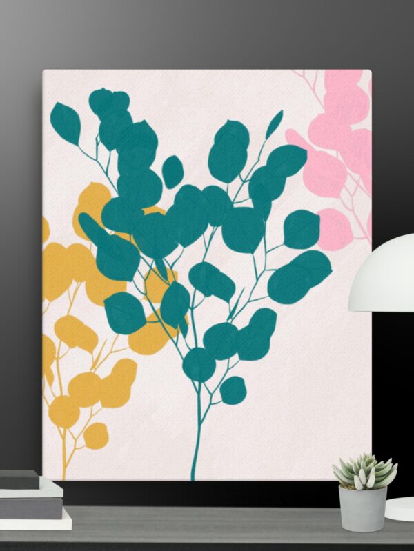 Contemporary flowers canvas - 16×20
