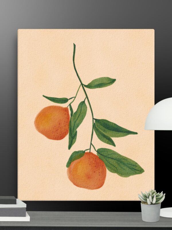 Contemporary fruit canvas - 16×20