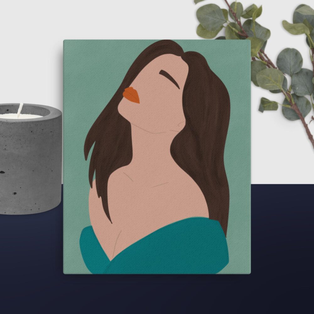 Contemporary woman canvas - Image 4
