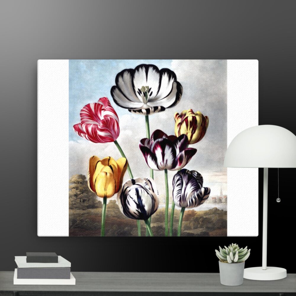 Tulip scene canvas - Image 4