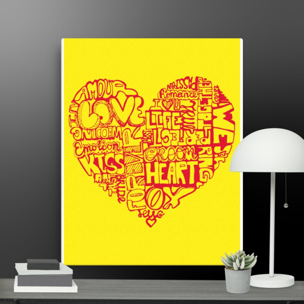 Amor love canvas - Image 4