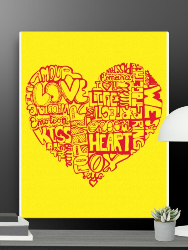 Amor love canvas - 16×20