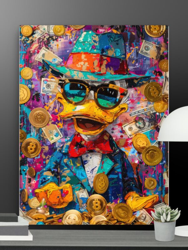 Pop Art Duck Style Canvas - 18×24