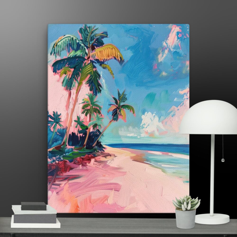 Tropical Beach canvas - Image 3