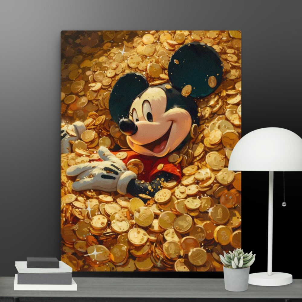 Rich Mickey Mouse canvas - Image 3