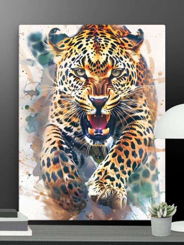 The Leopard canvas - 18×24